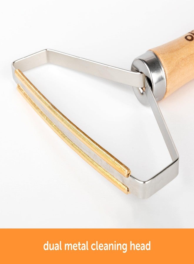 oliso Wool Mat Cleaning Tool – Brass Lint Remover for Quilting & Sewing – Cleans Wool Pressing Mats, Upholstery & More - Image 3